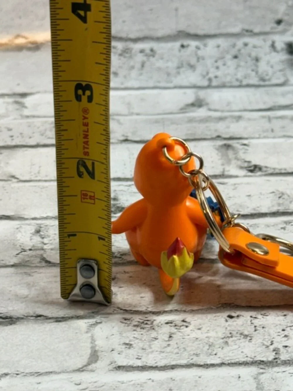 Pokemon Keychain Charmander Key Chain Toy Figure Orange Nintendo Anime Figurine
